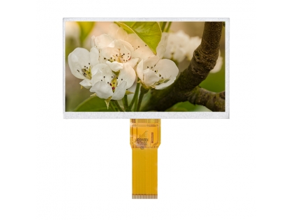 7寸TFT液晶屏 800*480分辨率 長排RGB接口 TFT彩屏模組